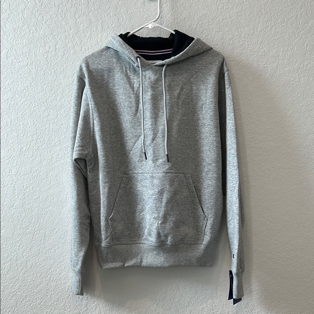Champion Gray Pullover Powerblend Hoodie